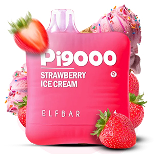 одноразка Elf Bar Strawberry ice cream